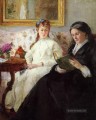 Mutter und Schwester des Künstlers Berthe Morisot